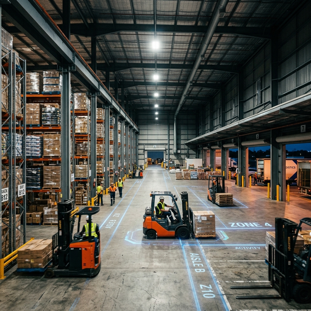 Warehouse & Logistics surveillance environment